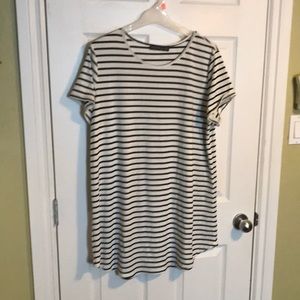 Striped T-shirt dress